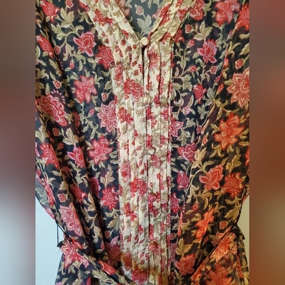 Vintage Converse One Star Floral Print Shirt - Picture 8 of 8